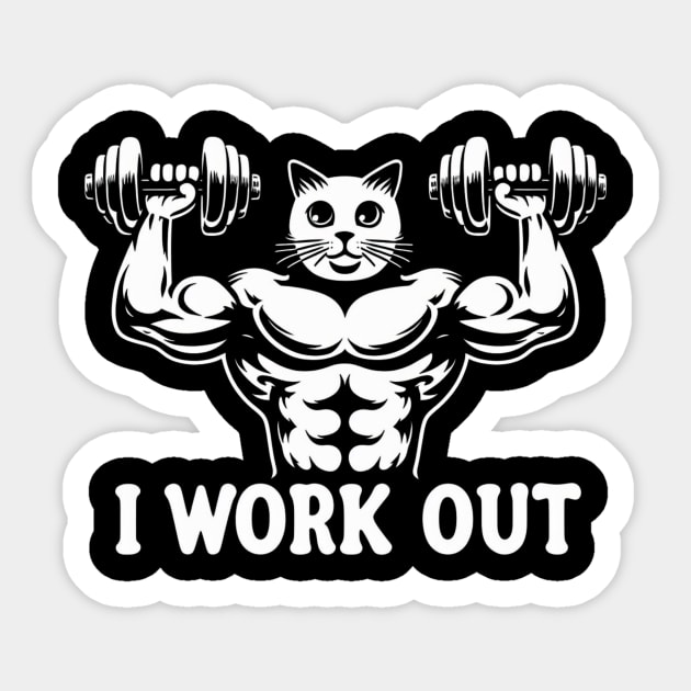 Gat's Gym Sticker by Shawn's Domain